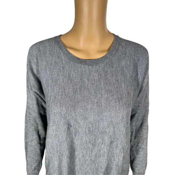 French Connection Women's Black & Gray Tight Knit Pullover Sweater Size S - Picture 2 of 7